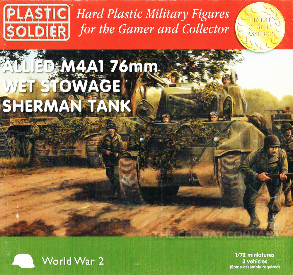 Allied M4A1 76mm Sherman Wet - 1/72nd