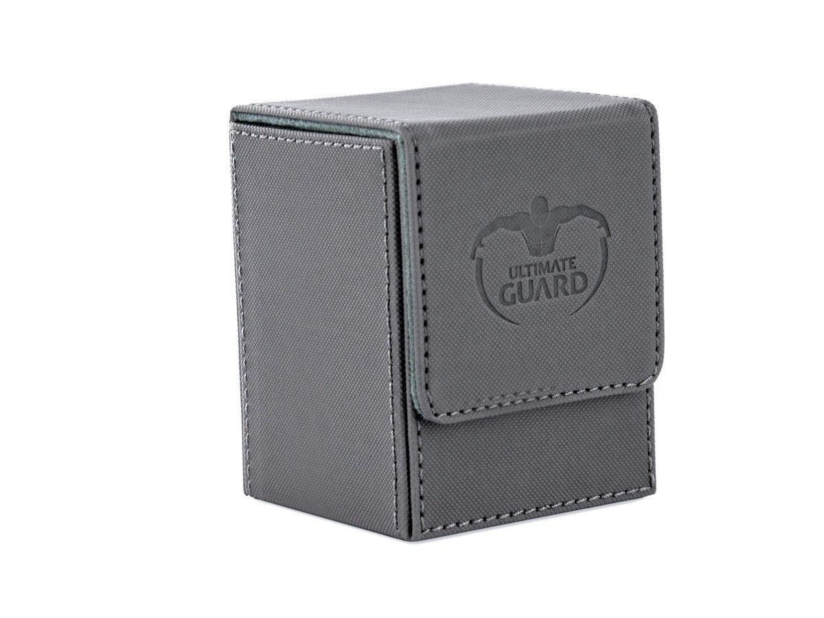 Ultimate Guard Flip Deck Case 100+ Standard Size XenoSkin Grey Deck Box