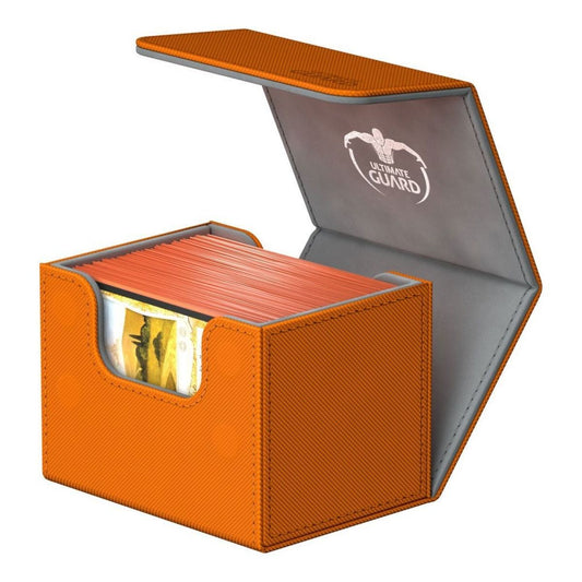 Ultimate Guard SideWinder 100+ Standard Size XenoSkin Orange Deck Box