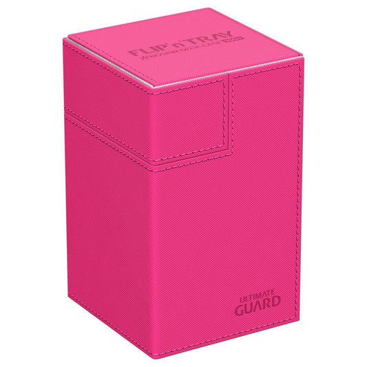 Ultimate Guard Flip n Tray Deck Case 100+ Standard Size XenoSkin Pink Deck Box