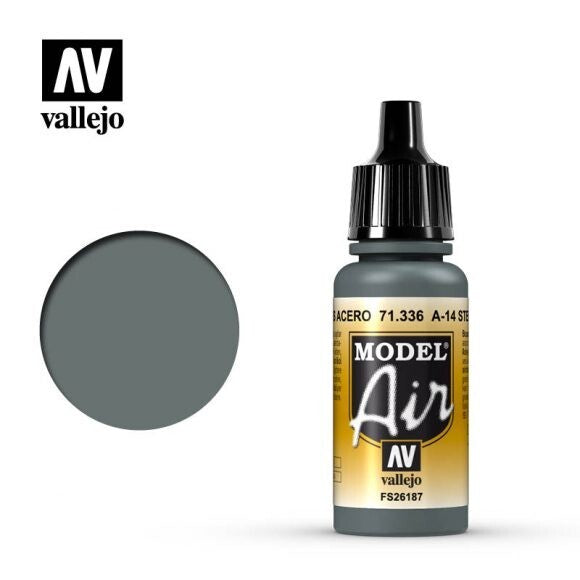 A14 Steel Grey 17ml Acrylic Paint