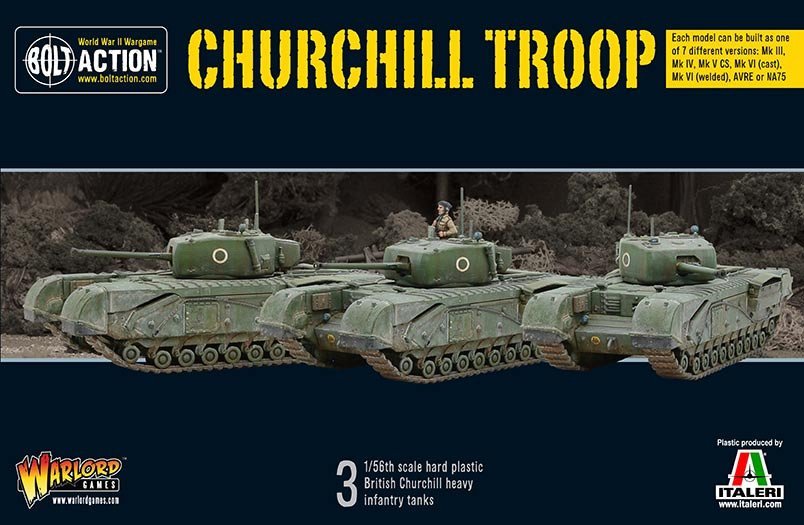 British Churchill Tank Troop