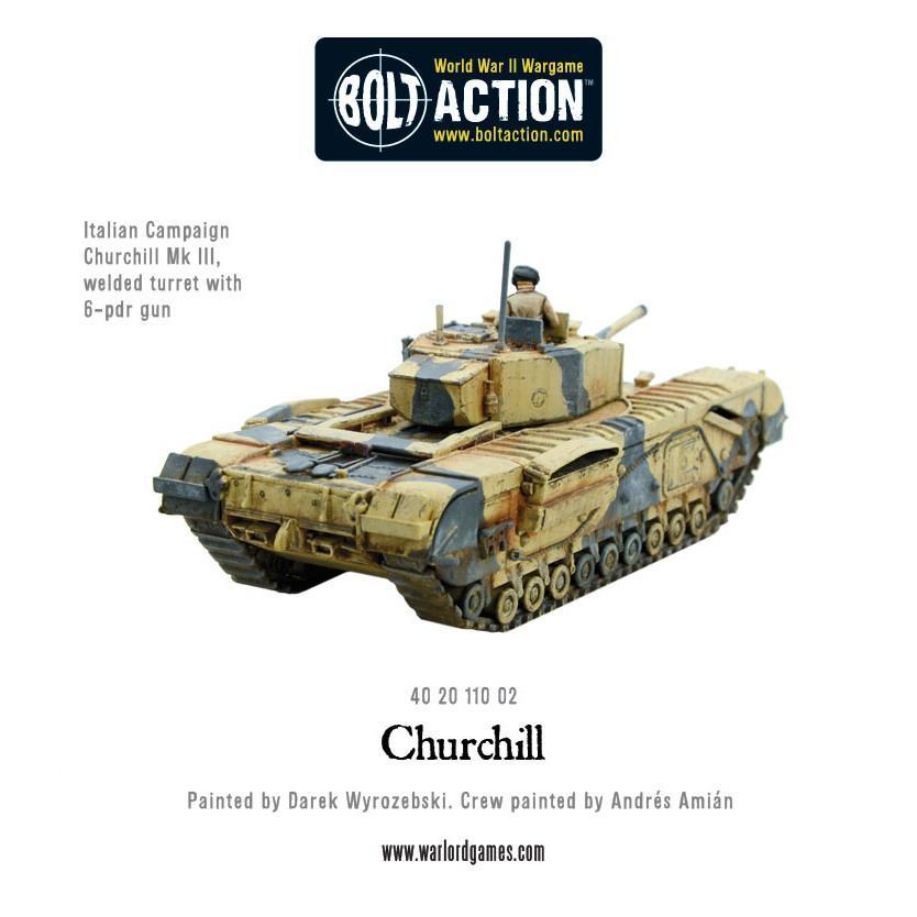 British Churchill Tank Troop