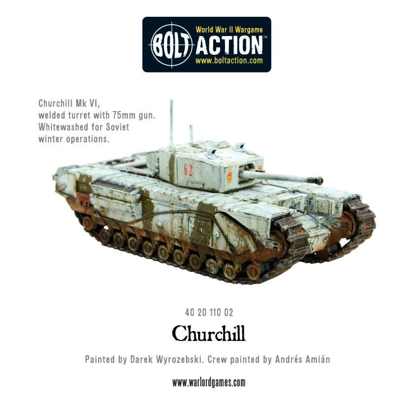 British Churchill Tank Troop