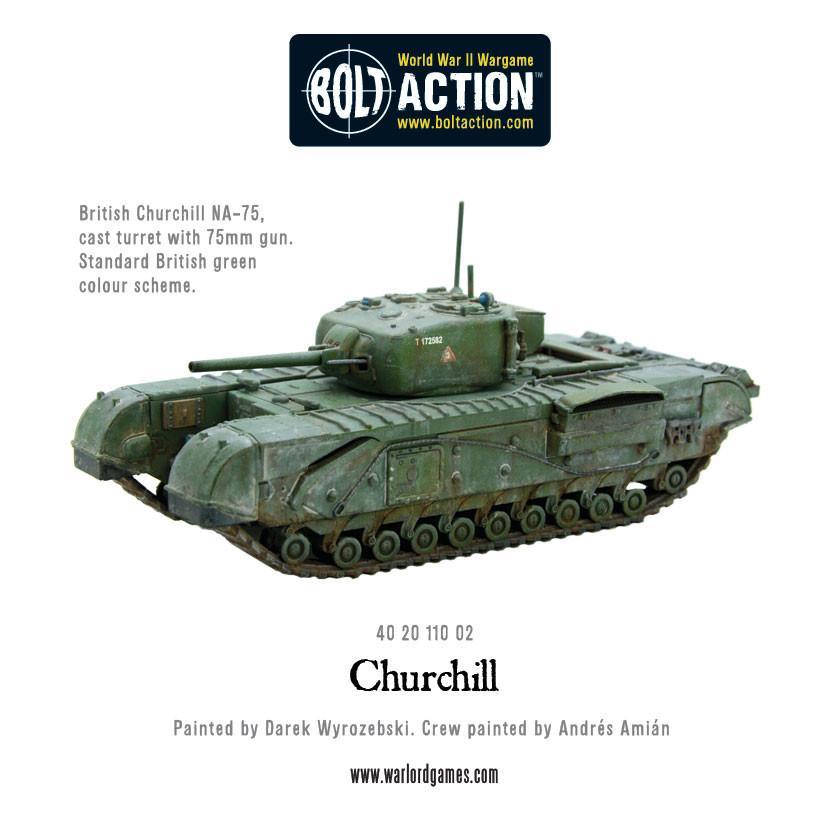 British Churchill Tank Troop