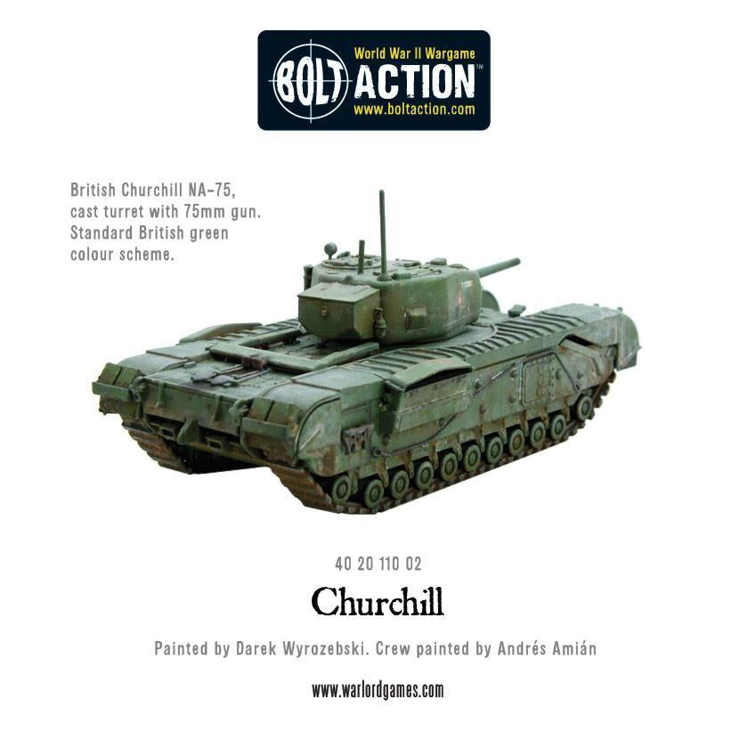 British Churchill Tank Troop