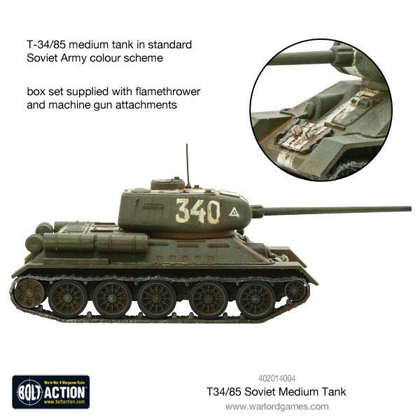 Soviet T34/85 Medium Tank