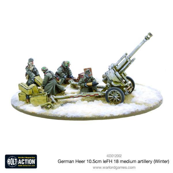 Heer 10.5cm LeFH 18 Medium Artillery (Winter)