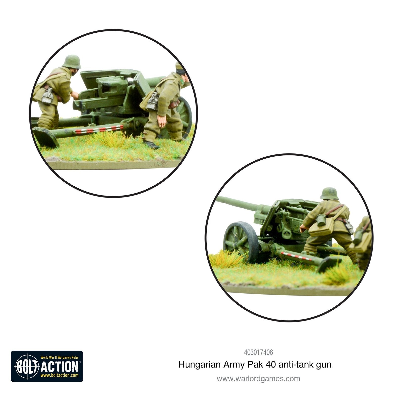 Hungarian Army Pak 40 Anti-tank gun