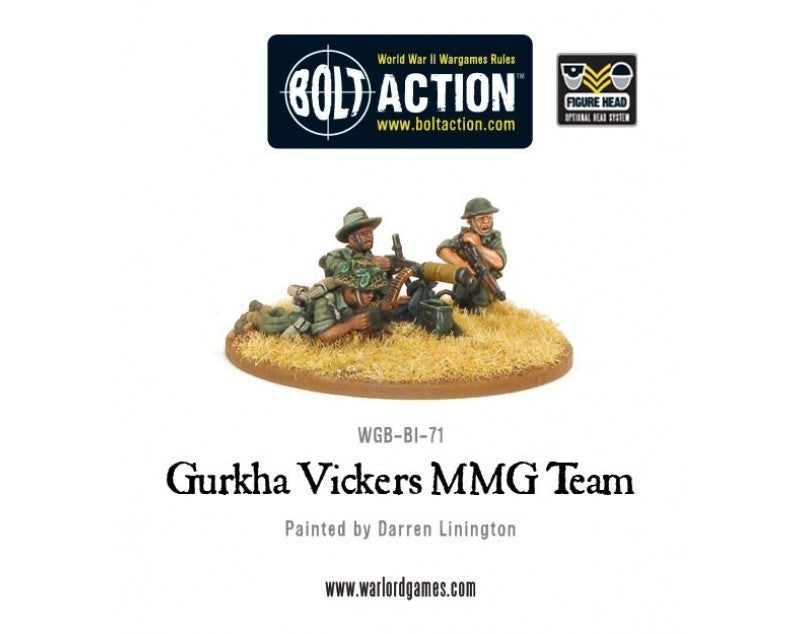 BI-71 British Gurkha Vickers MMG Team