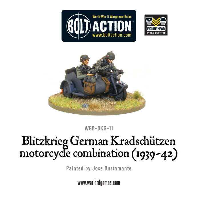 BKG-11 German Blitzkreig Kradschutzen Motorcycle Combination (1939-42)