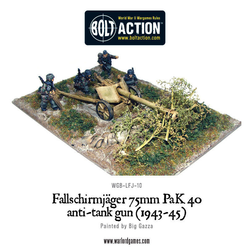 LFJ-10 German Fallschirmjäger PaK 40 anti-tank