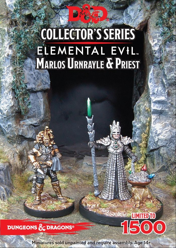 Elemental Evil Marlos Urnrayle & Earth Priest (2 Figs)