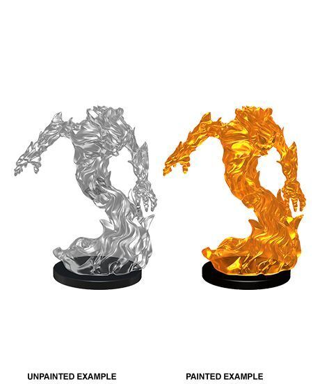 Pathfinder Deep Cuts Unpainted Miniatures Medium Fire Elemental 5e   WZK73354 