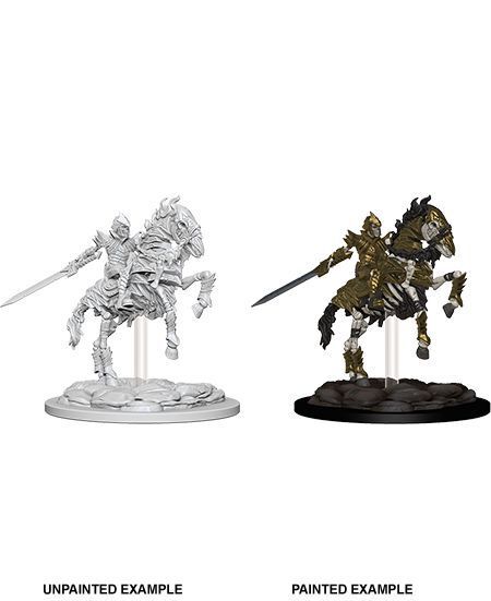 Pathfinder Deep Cuts Unpainted Miniatures Skeleton Knight on Horse 5e ...