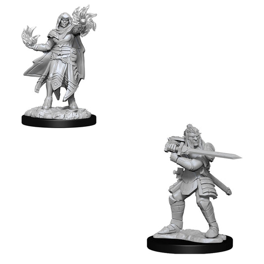 Hobgoblin Fighter Male & Hobgoblin Wizard Female
